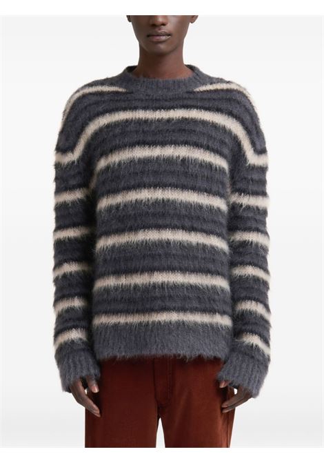maglione mohair uomo grigio scuro MARNI | GCMG0161Q0 UFU174RGN77